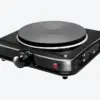 fogao-1-boca-camping Cozinhe Onde Quiser, Com Estilo e Praticidade: Fogão Elétrico Cooktop 1 Boca Portátil 110v