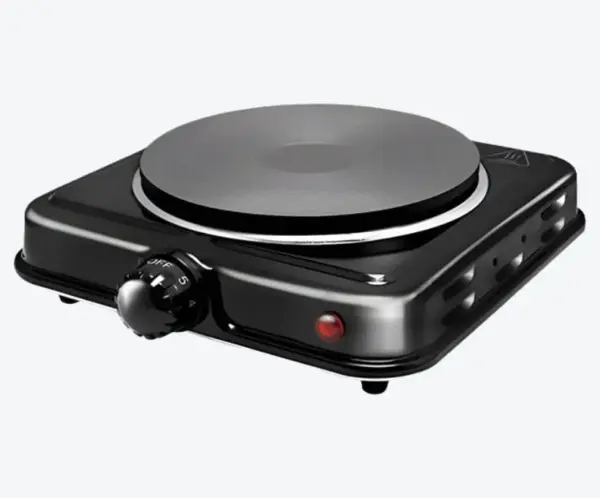 fogao-1-boca-camping Cozinhe Onde Quiser, Com Estilo e Praticidade: Fogão Elétrico Cooktop 1 Boca Portátil 110v
